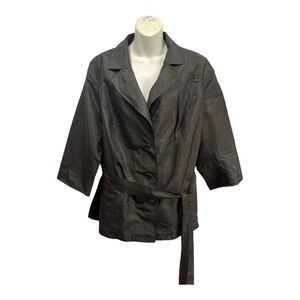 Lane Bryant Black blazer Jacket. Silk/polyester.  Size 22
